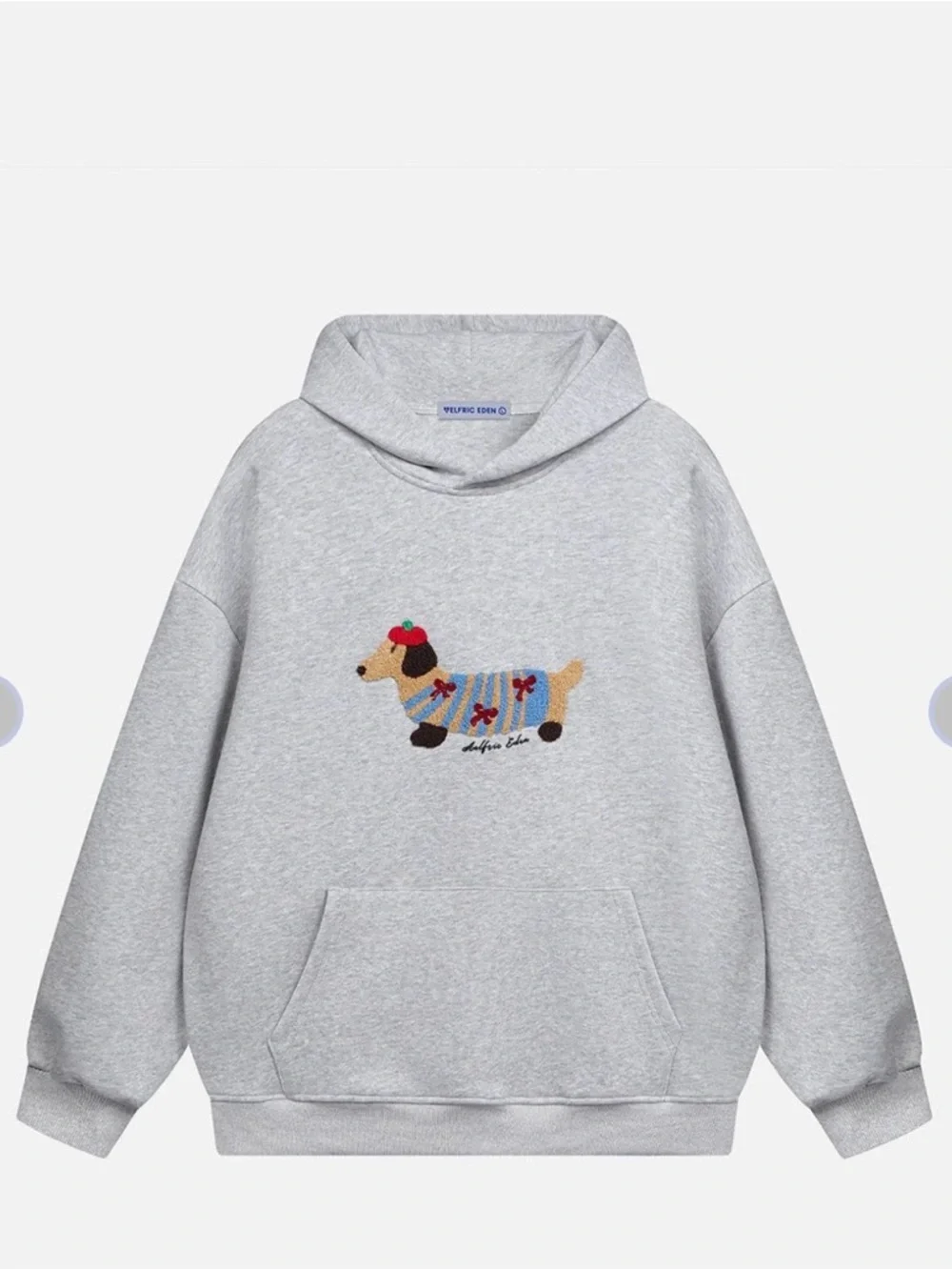 Aelfric Eden Cartoon Dachshund Hoodie - Picture 1 of 4